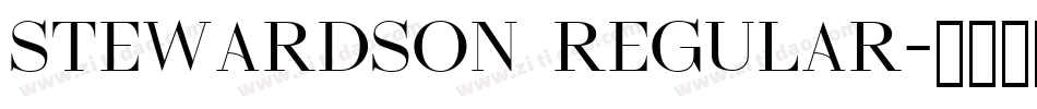 Stewardson Regular字体转换